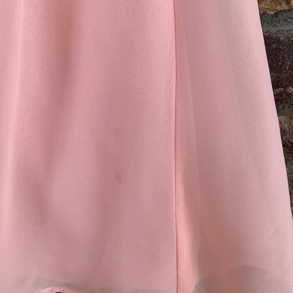 Hailey Logan by Adrianna Papell pink spaghetti strap dress. Size 3/4 - Picture 6 of 9